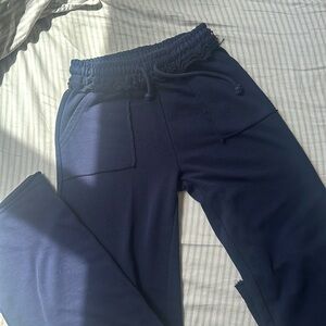 Stradivarius frayed trousers with pockets